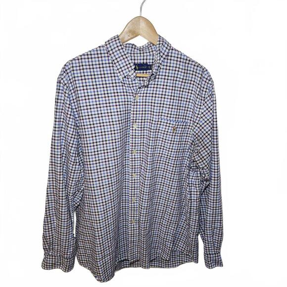 Ralph Lauren Men's Casual Shirt Size XL Blue and Purple Checkered - Picture 3 of 7